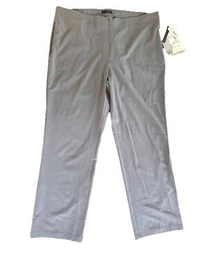 NWT Vintage Oleg Cassini Sport Women’s Track Pants In Quicksilver / Gray Size XL